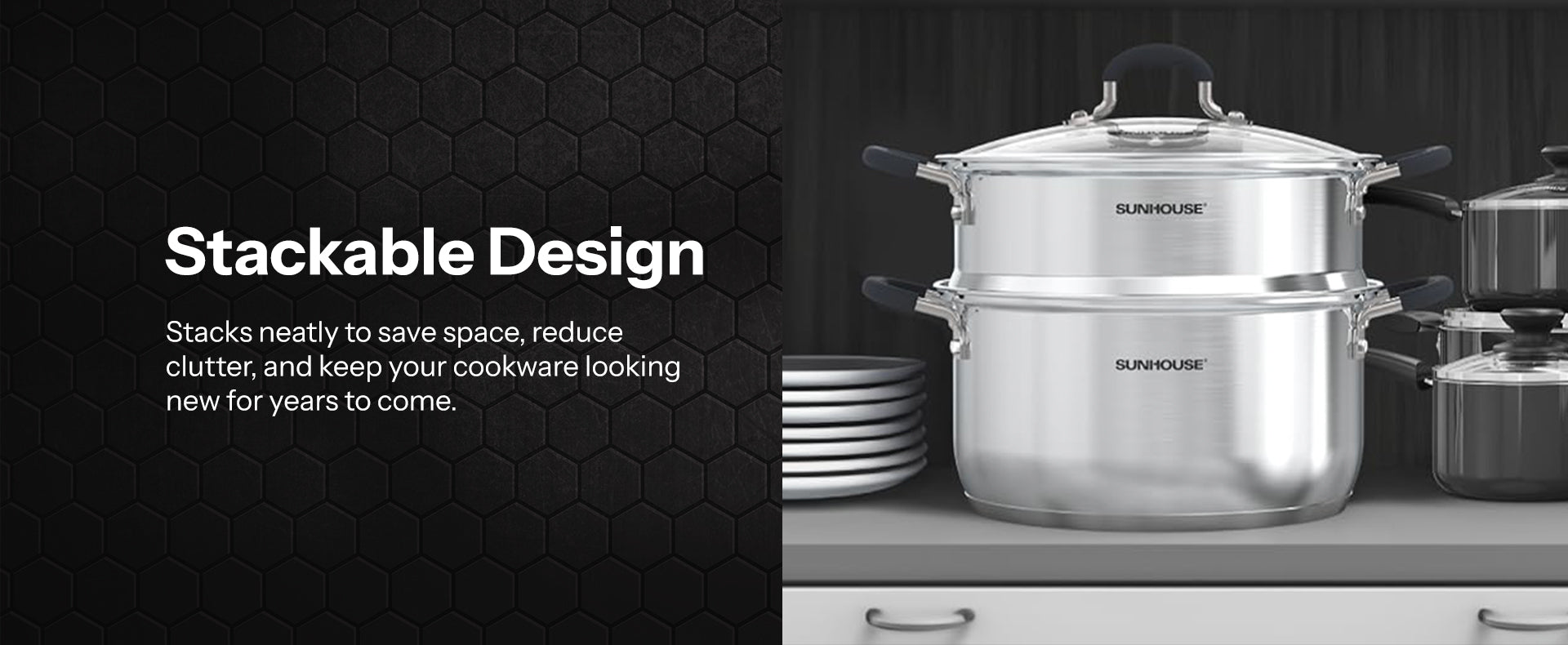 Stainless Steel Steamer Pots banner1 6e31a1ff-1013-40b4-a50f-1c3fc8c66fa4