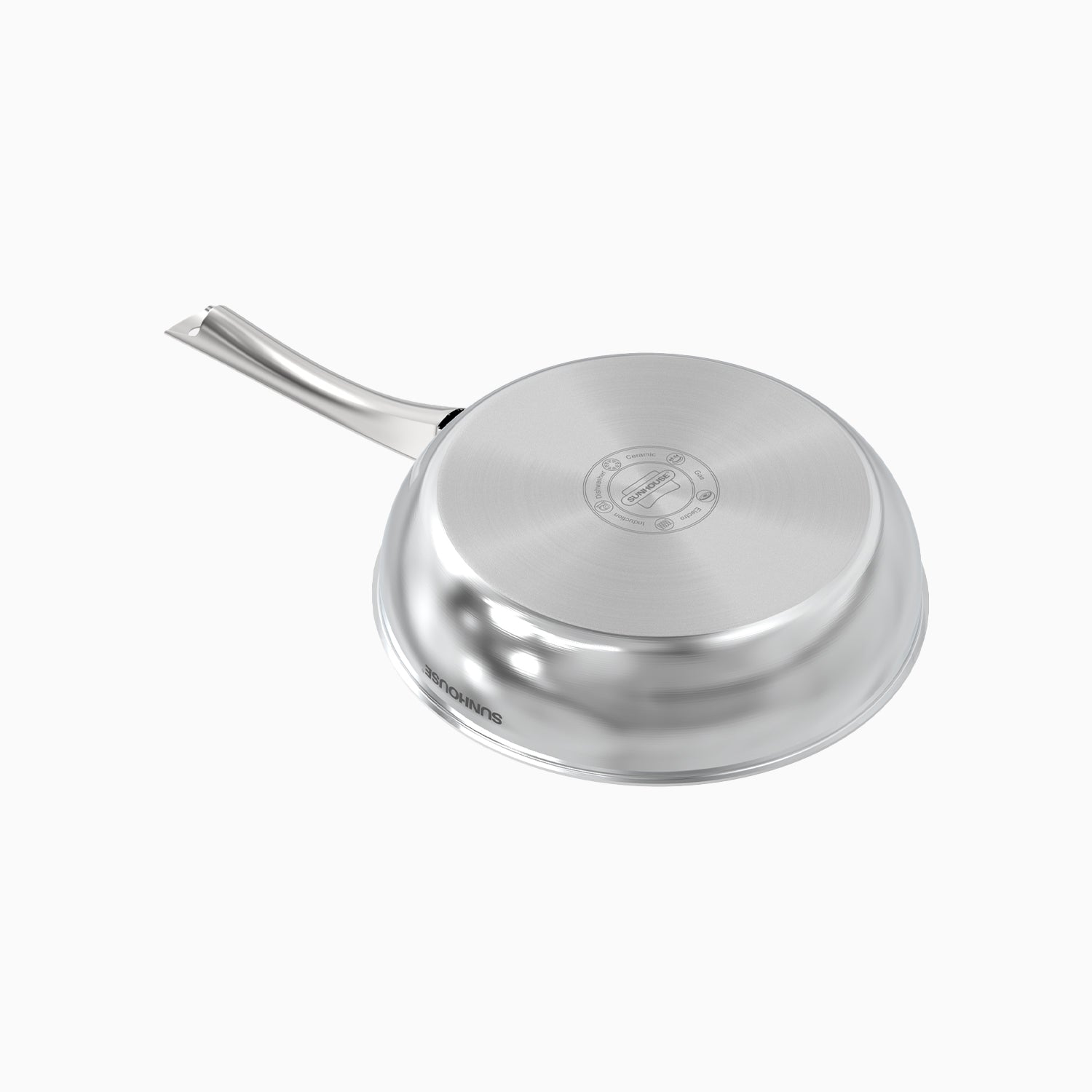 Stainless Steel Try-ply Frying Pan Basic Series 02