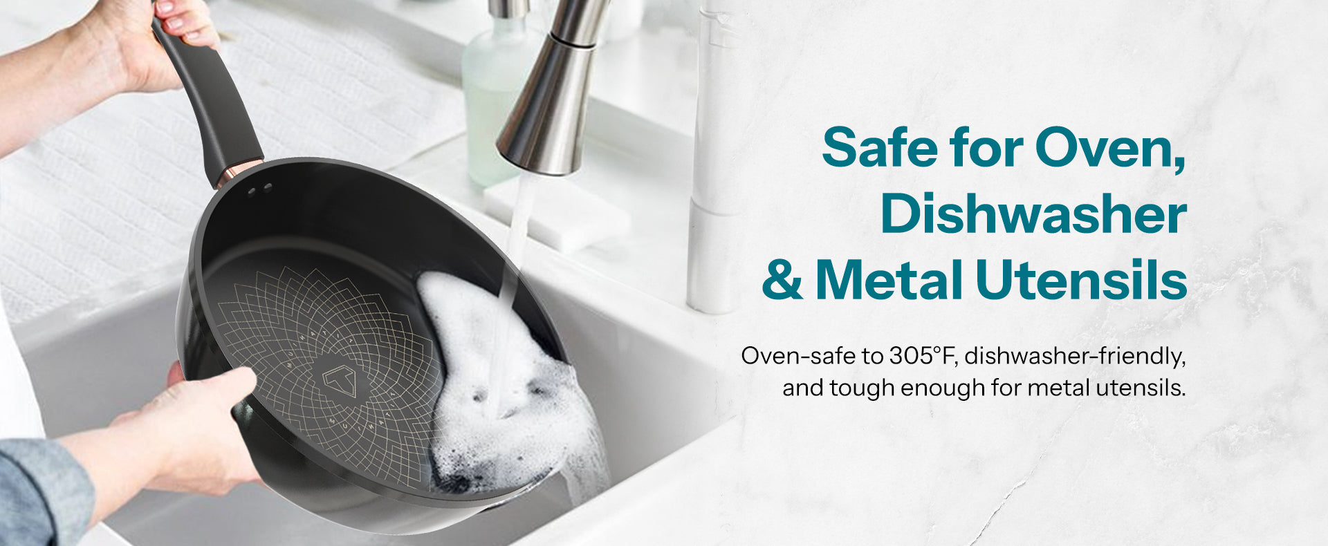 Ultra Titanium Non-Stick Frying Pan banner2