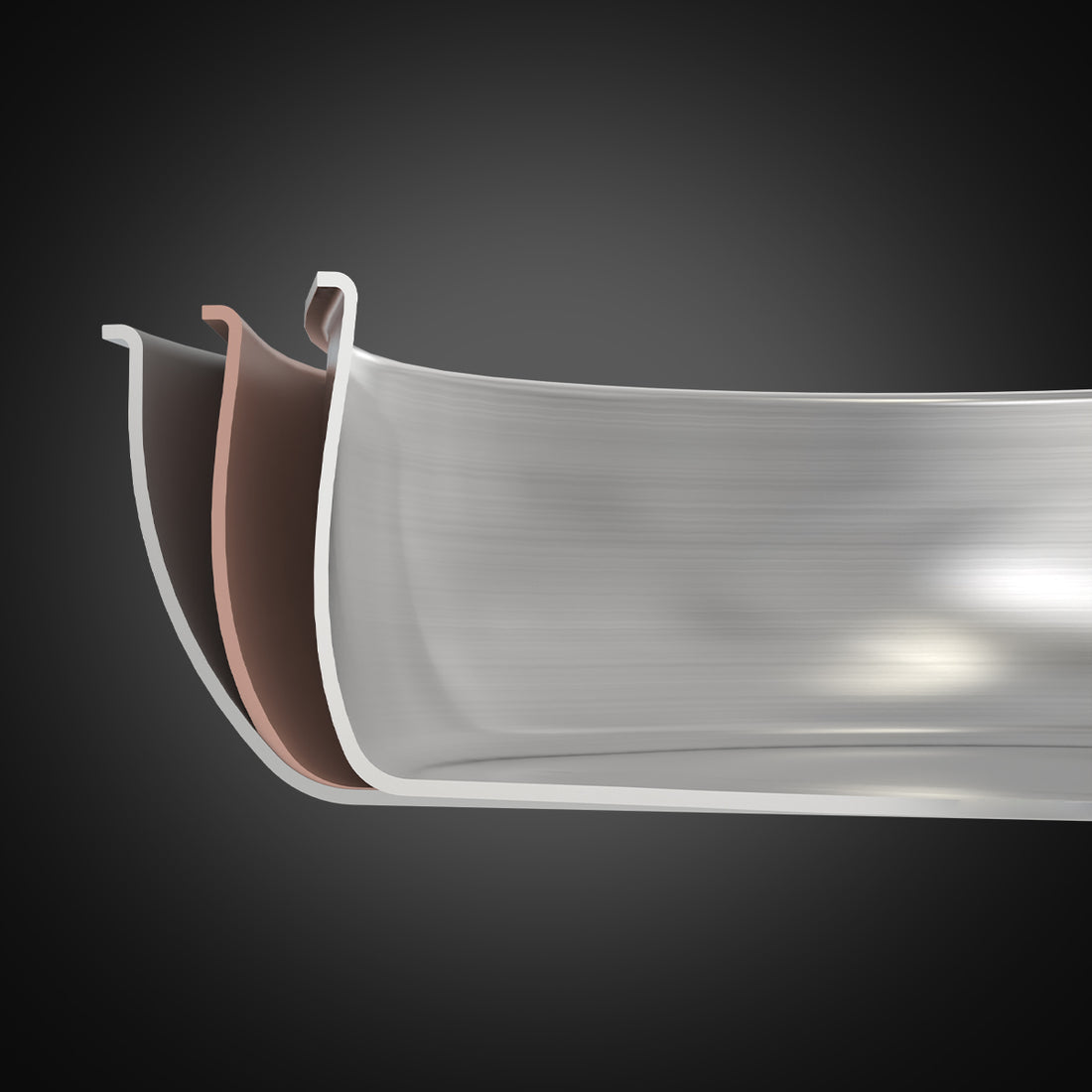 Whole-Clad Stainless Steel Frying Pan Chef Series Image3