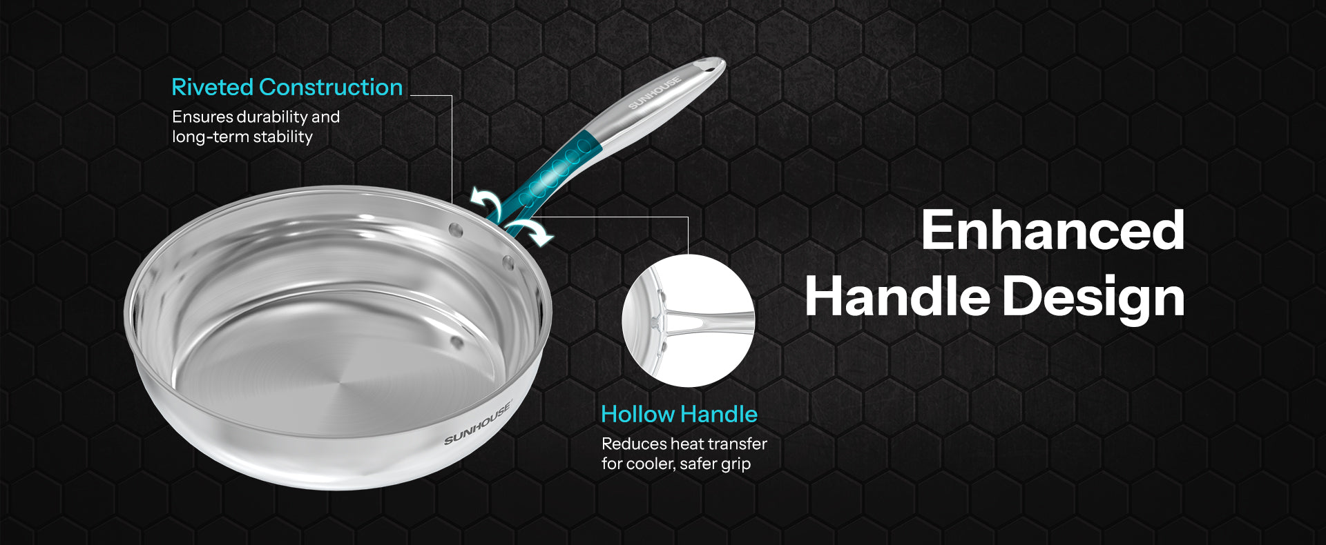 Whole-Clad Stainless Steel Frying Pan Chef Series banner2