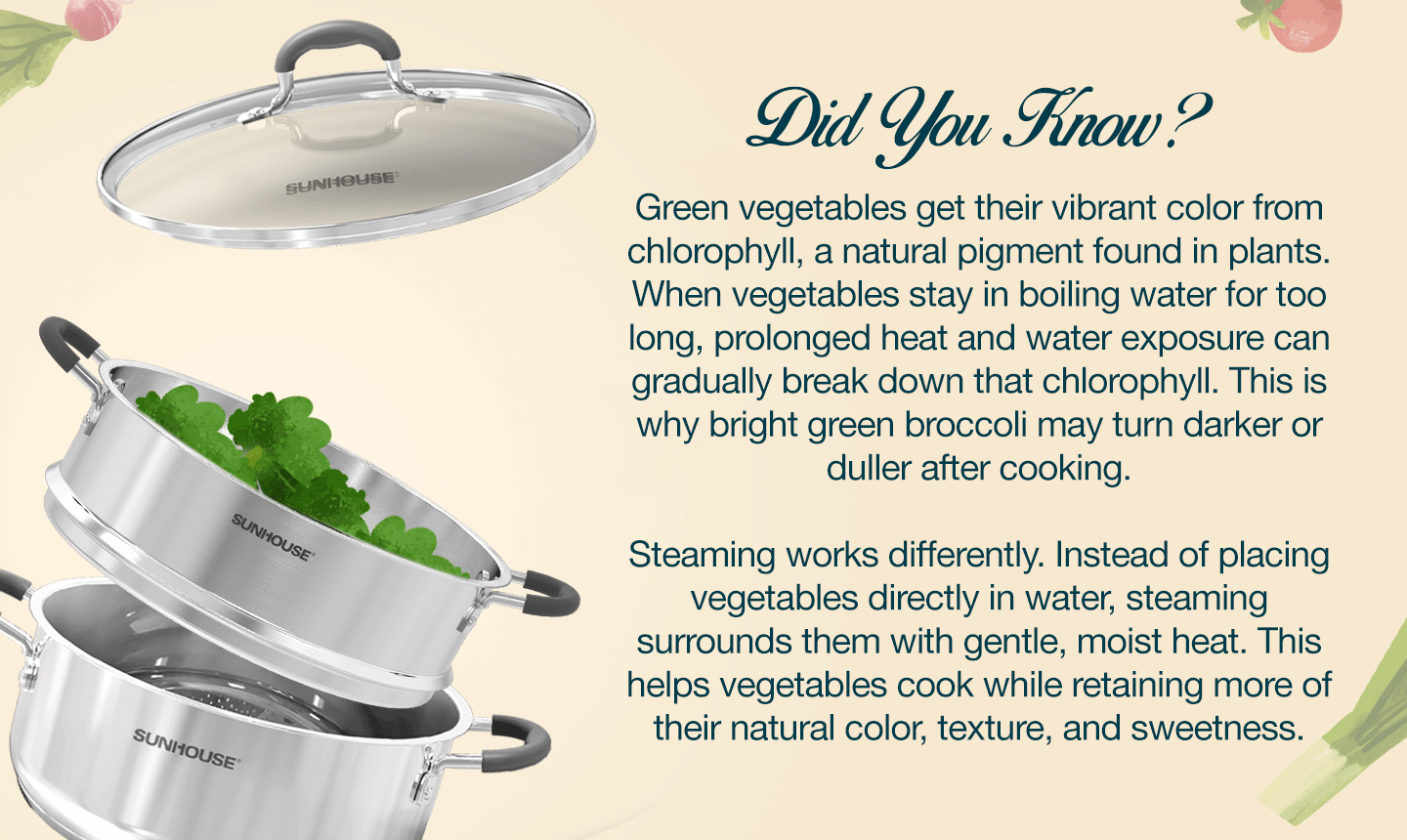 Why Restaurant Vegetables Stay So Green 🥦