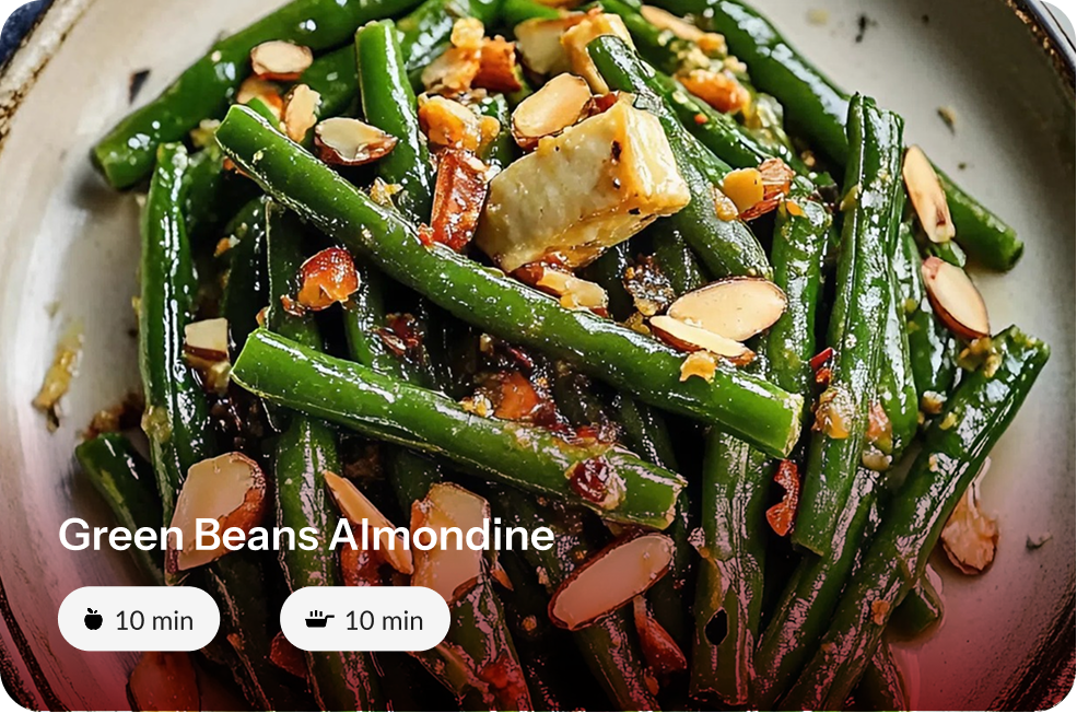 Green Beans Almondine