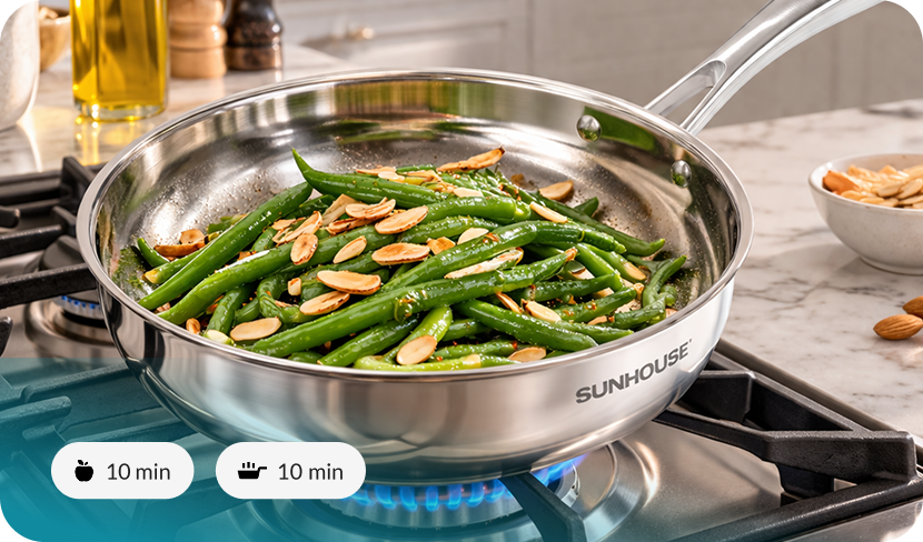Green Beans Almondine