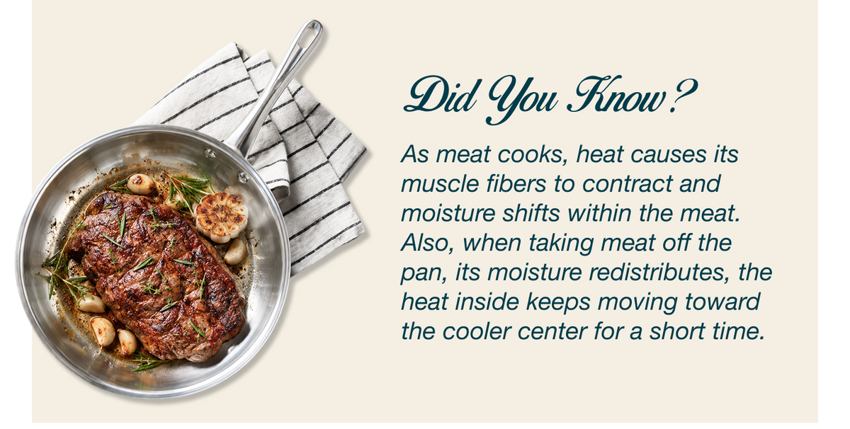WHY DOES MEAT NEED TO REST?