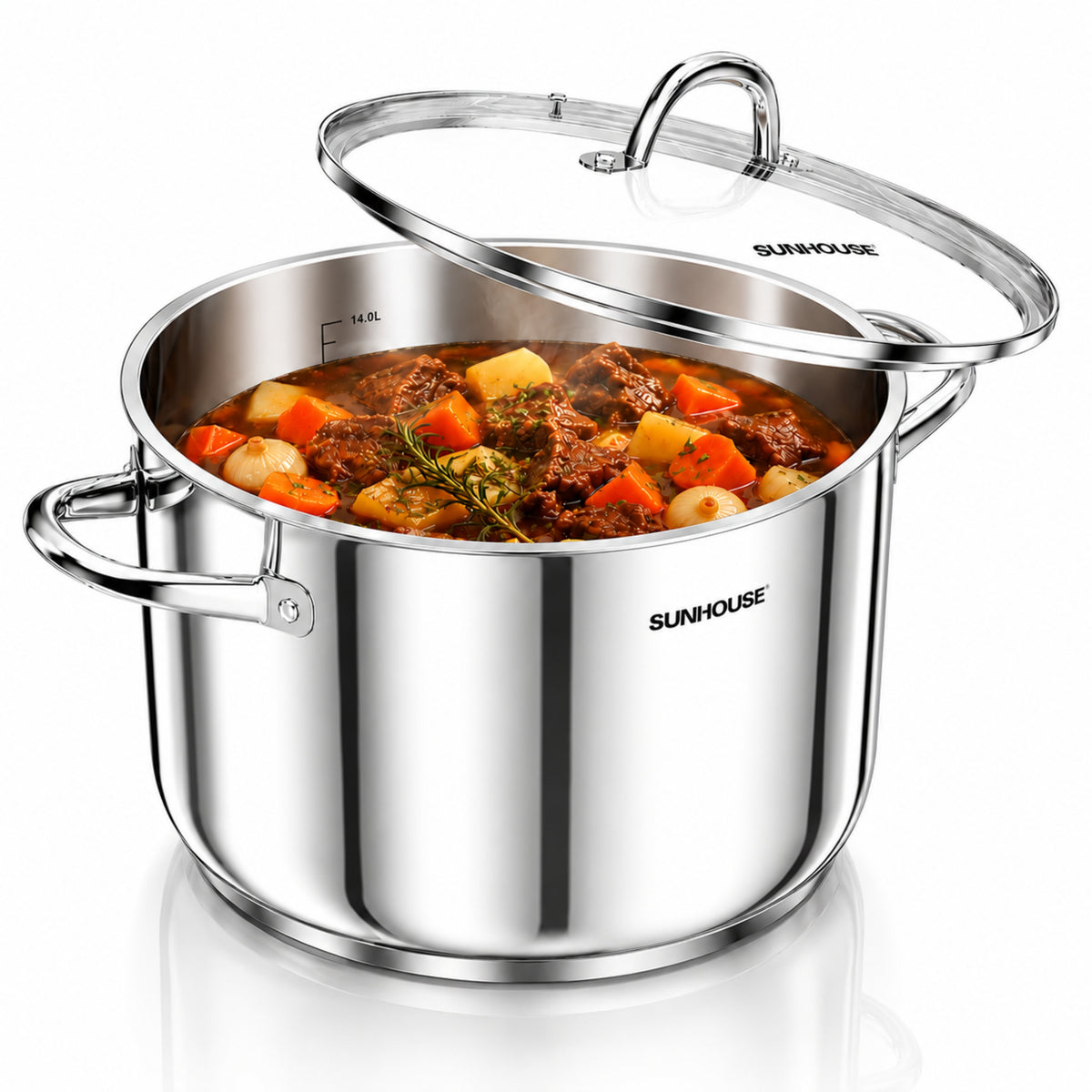 Stainless Steel Stock Pot With Lid