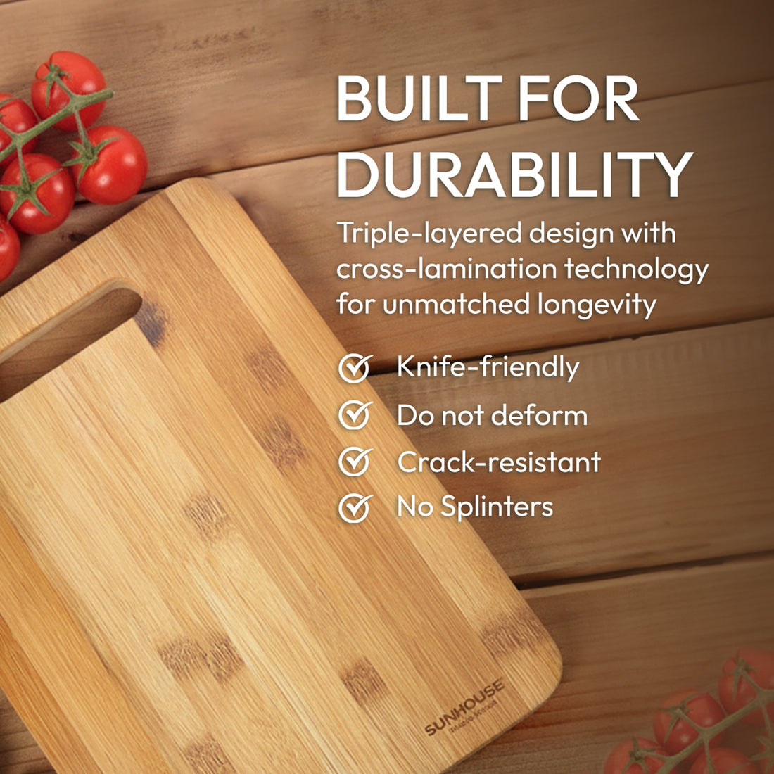 Triple Layered Cutting Board