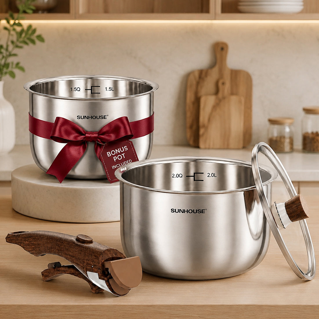 Complete 4-Piece Saucepan Set