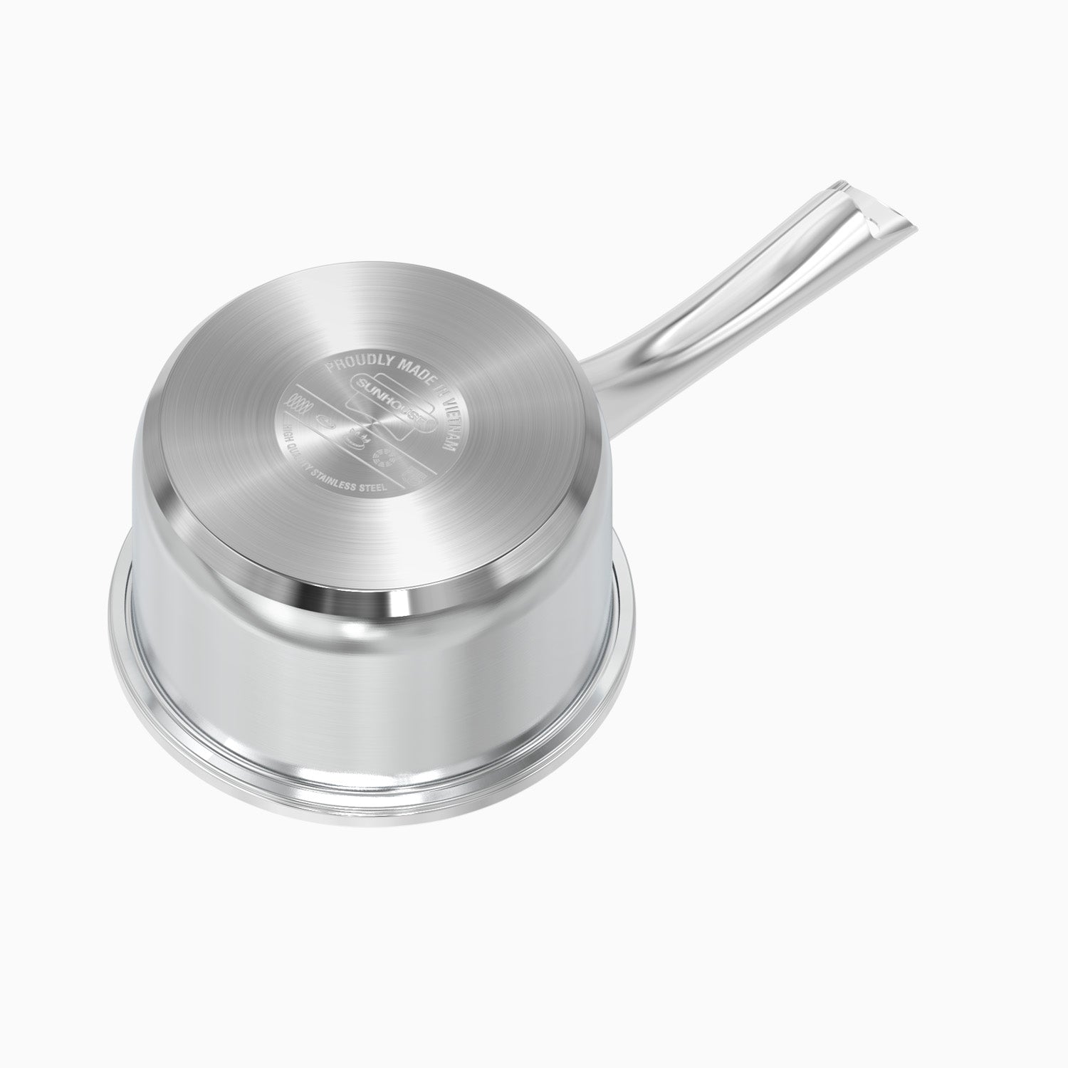  2 Quart Stainless Steel Saucepan with Steamer Insert 03