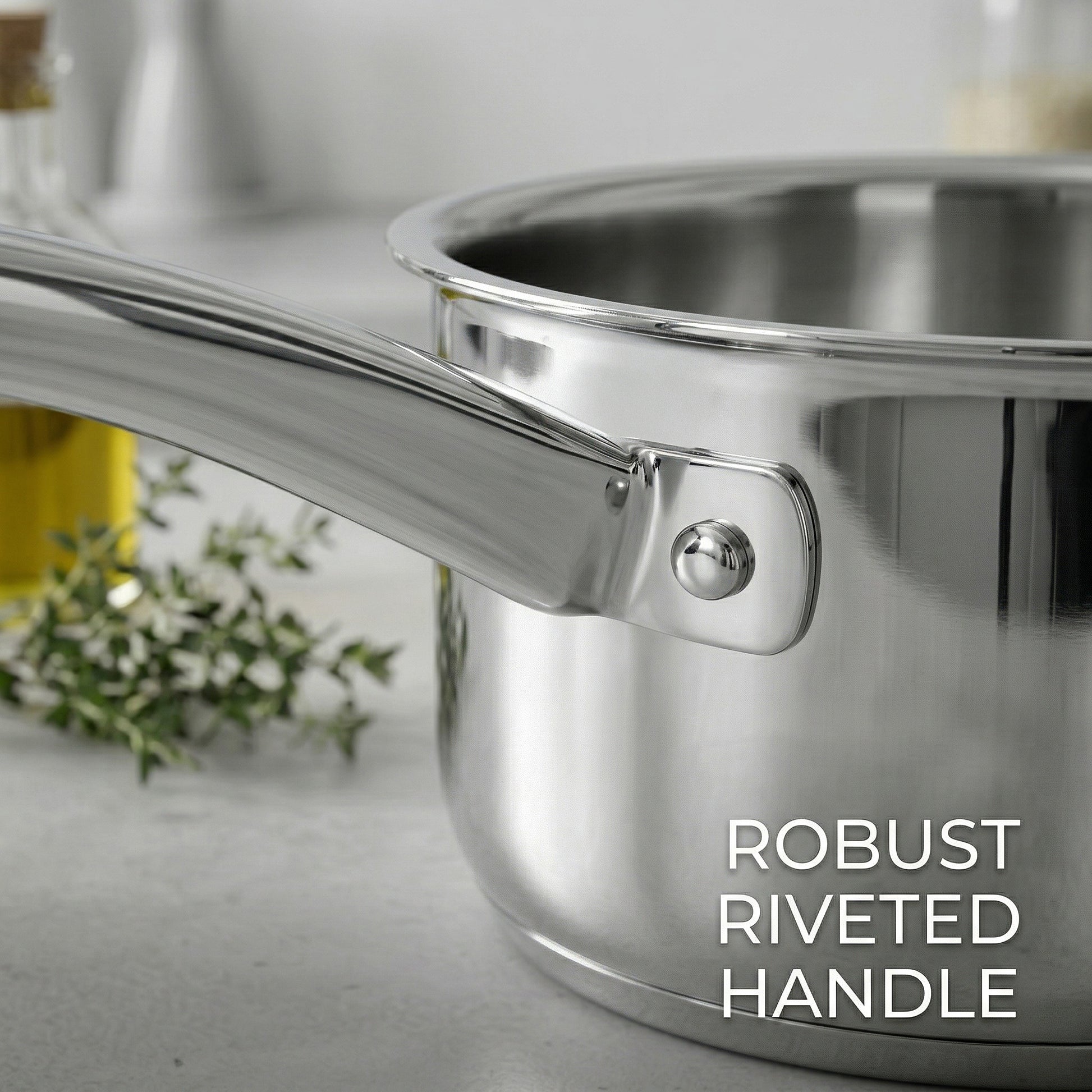  2 Quart Stainless Steel Saucepan with Steamer Insert 05
