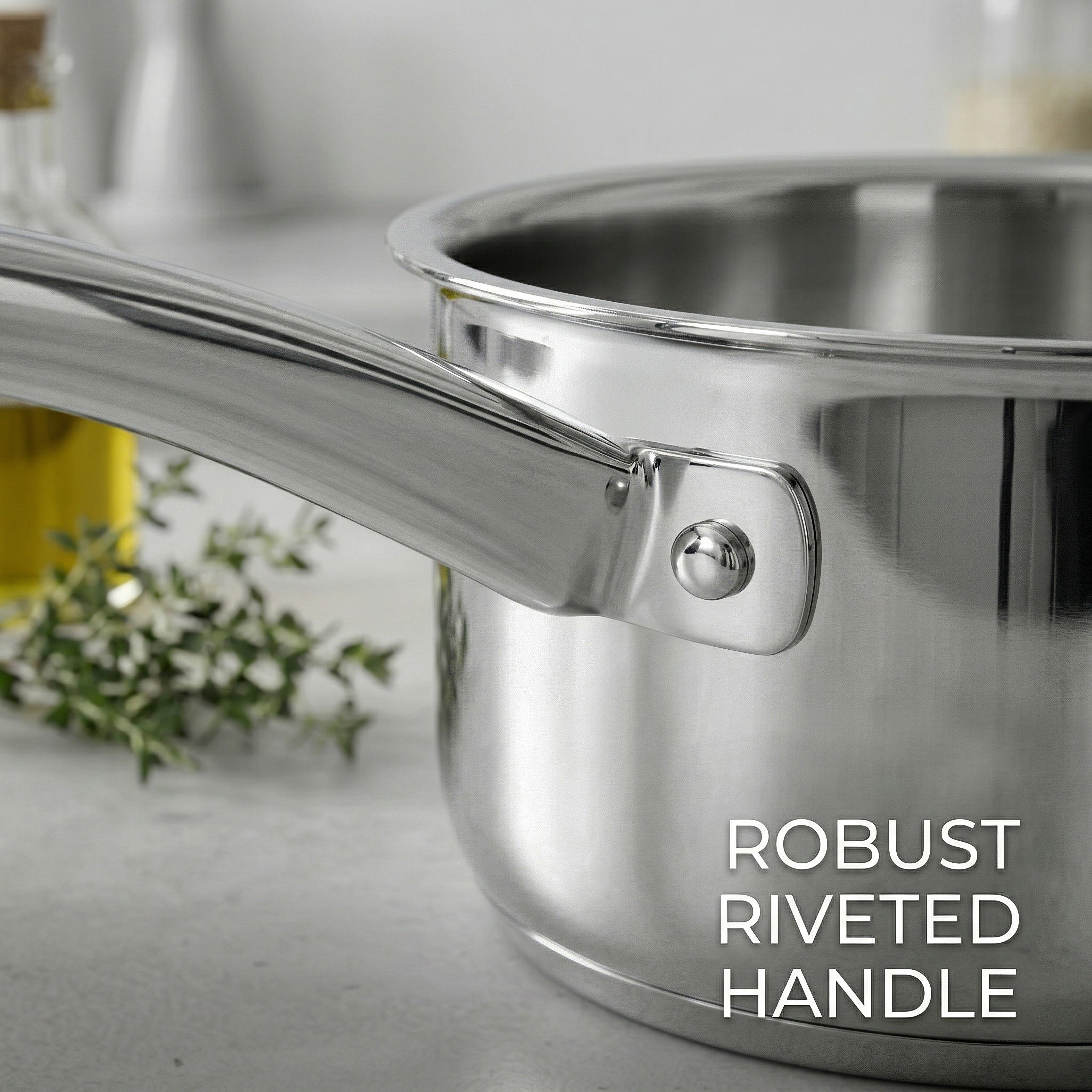  2 Quart Stainless Steel Saucepan with Steamer Insert 05