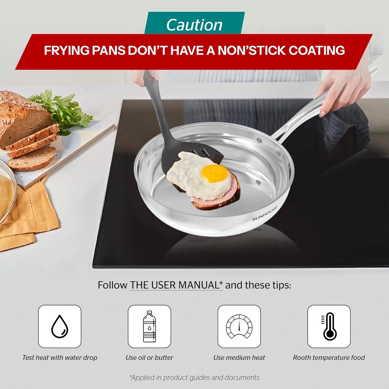  3-Ply Stainless Steel Frying Pan 04 cdd9086d-327b-424c-b726-7d8b6b3d8928