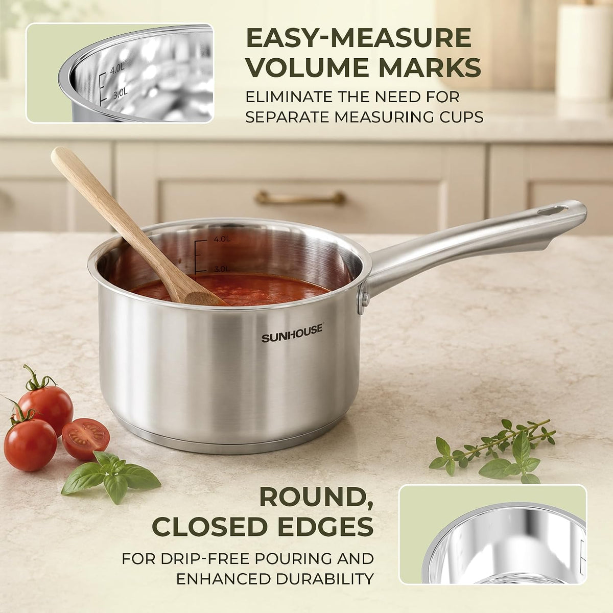  3-Size stainless steel saucepan set 03