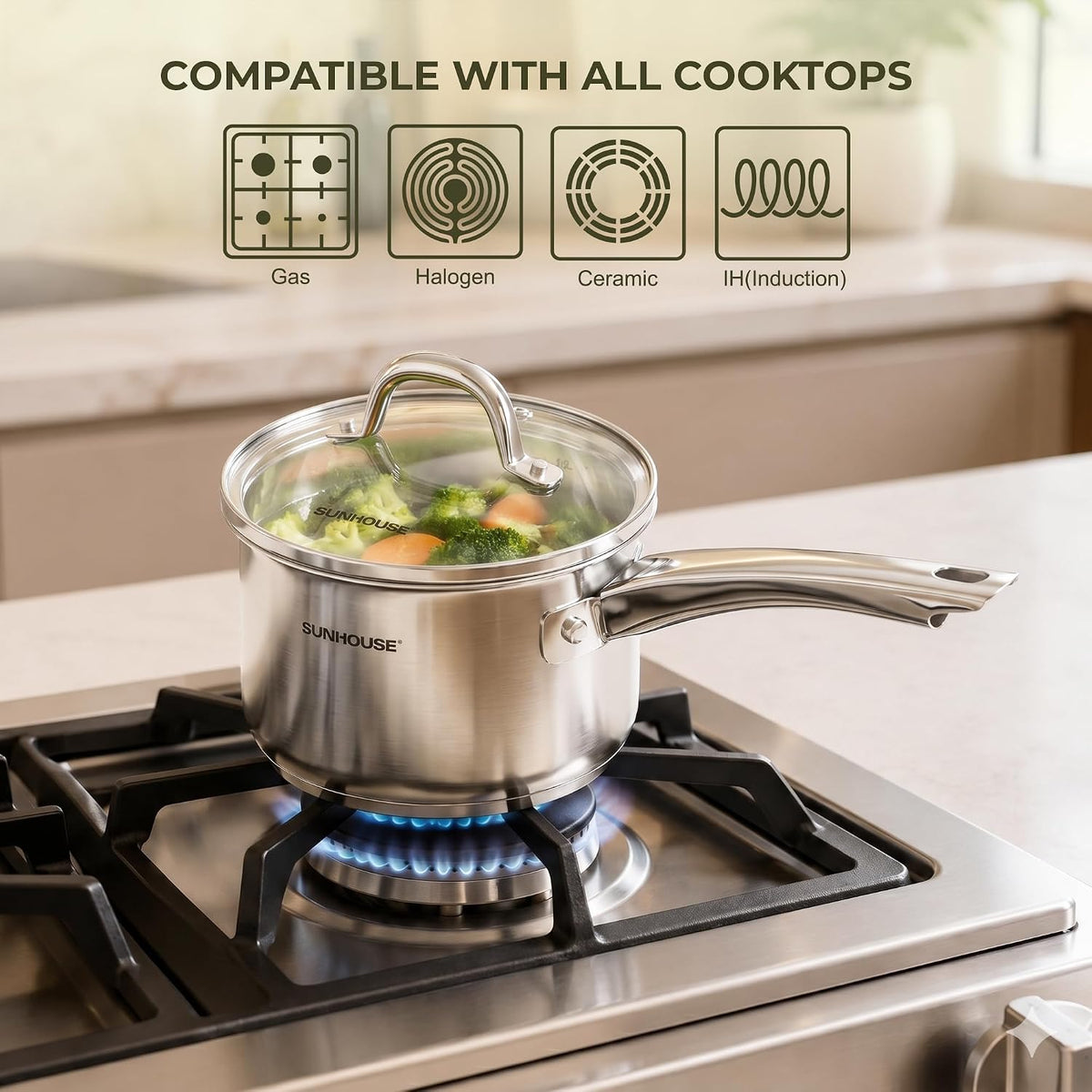  3-Size stainless steel saucepan set 05