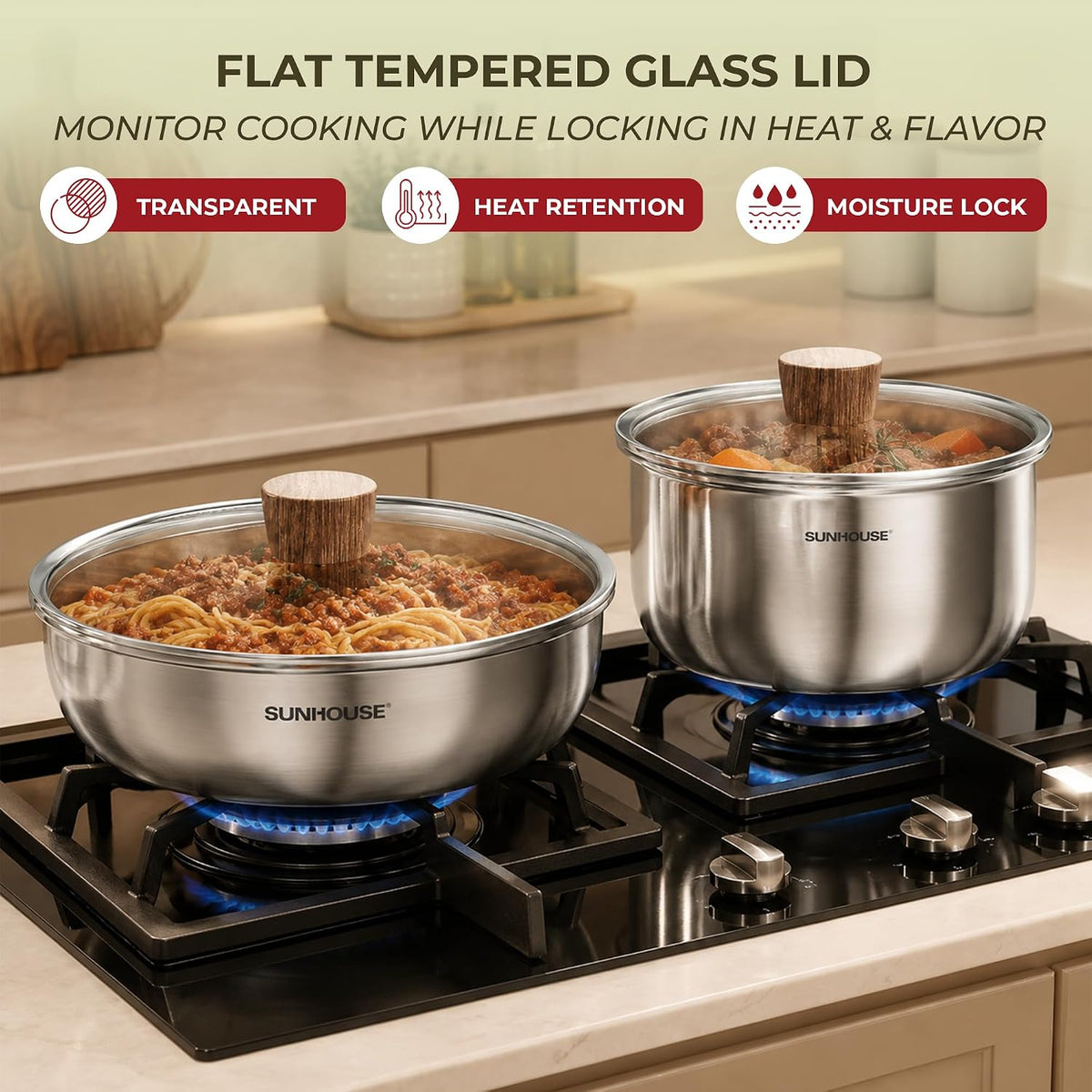  9-piece full-clad stainless steel cookware set with detachable handles 02