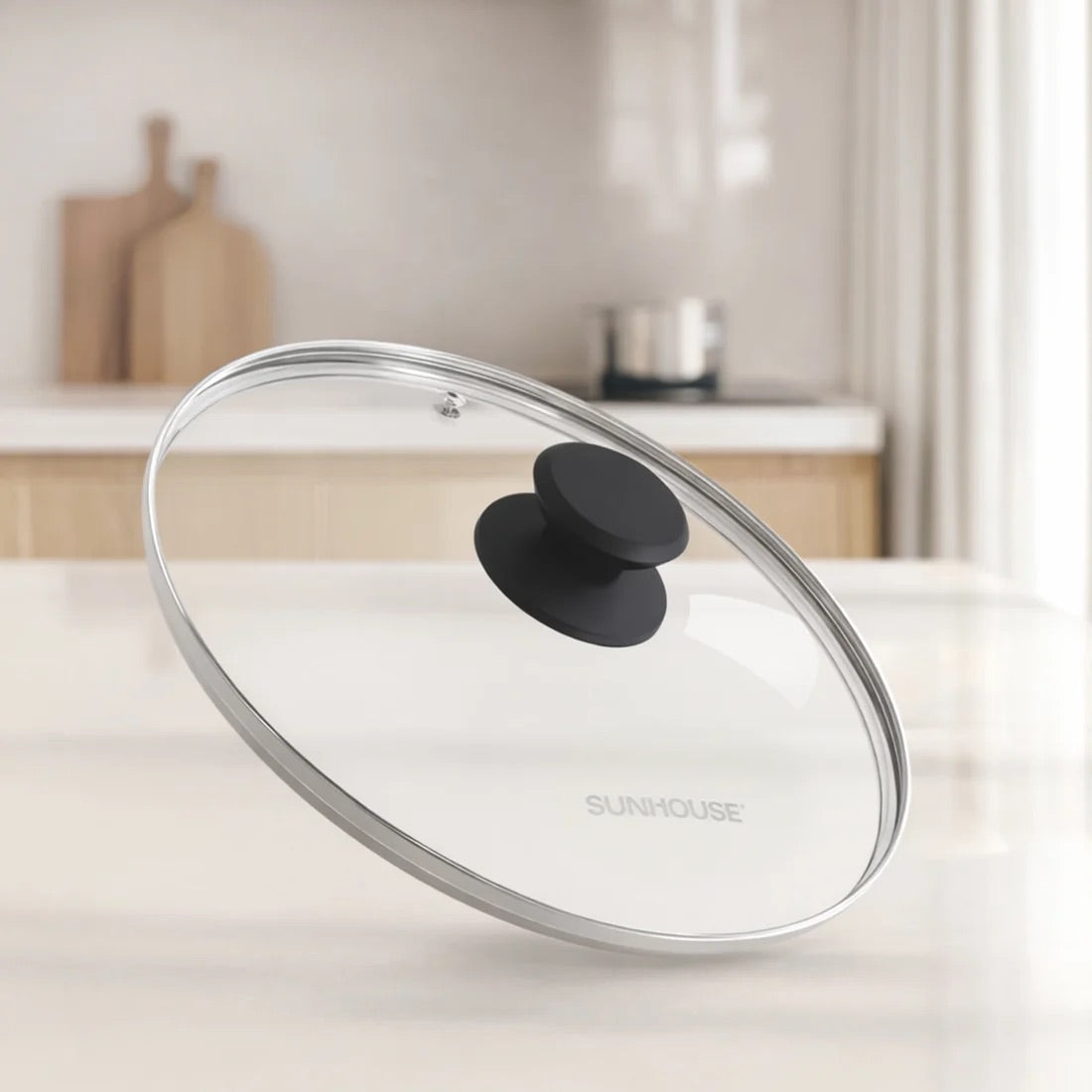 Clear Heat-Resistant Lid