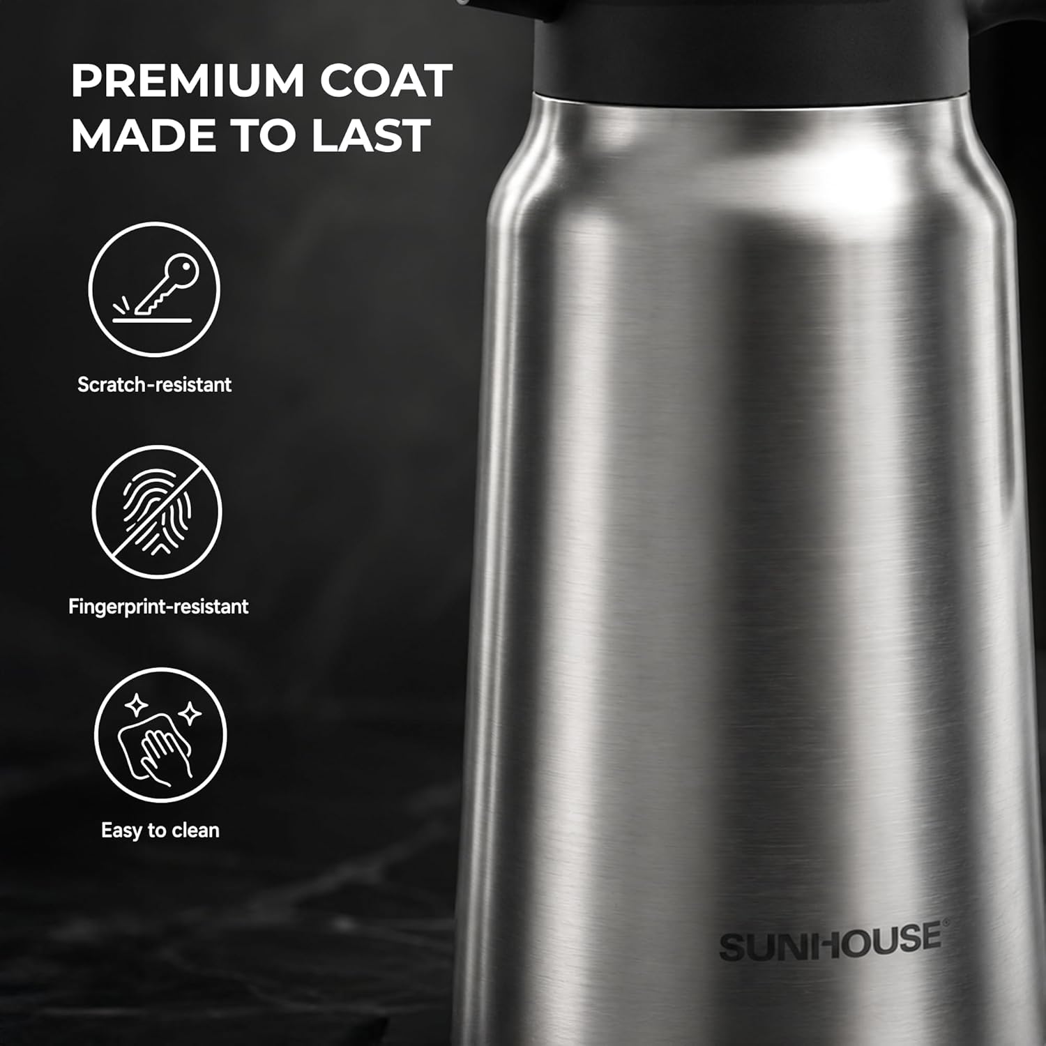  Classic Stainless Steel Thermal Coffee Carafe 05