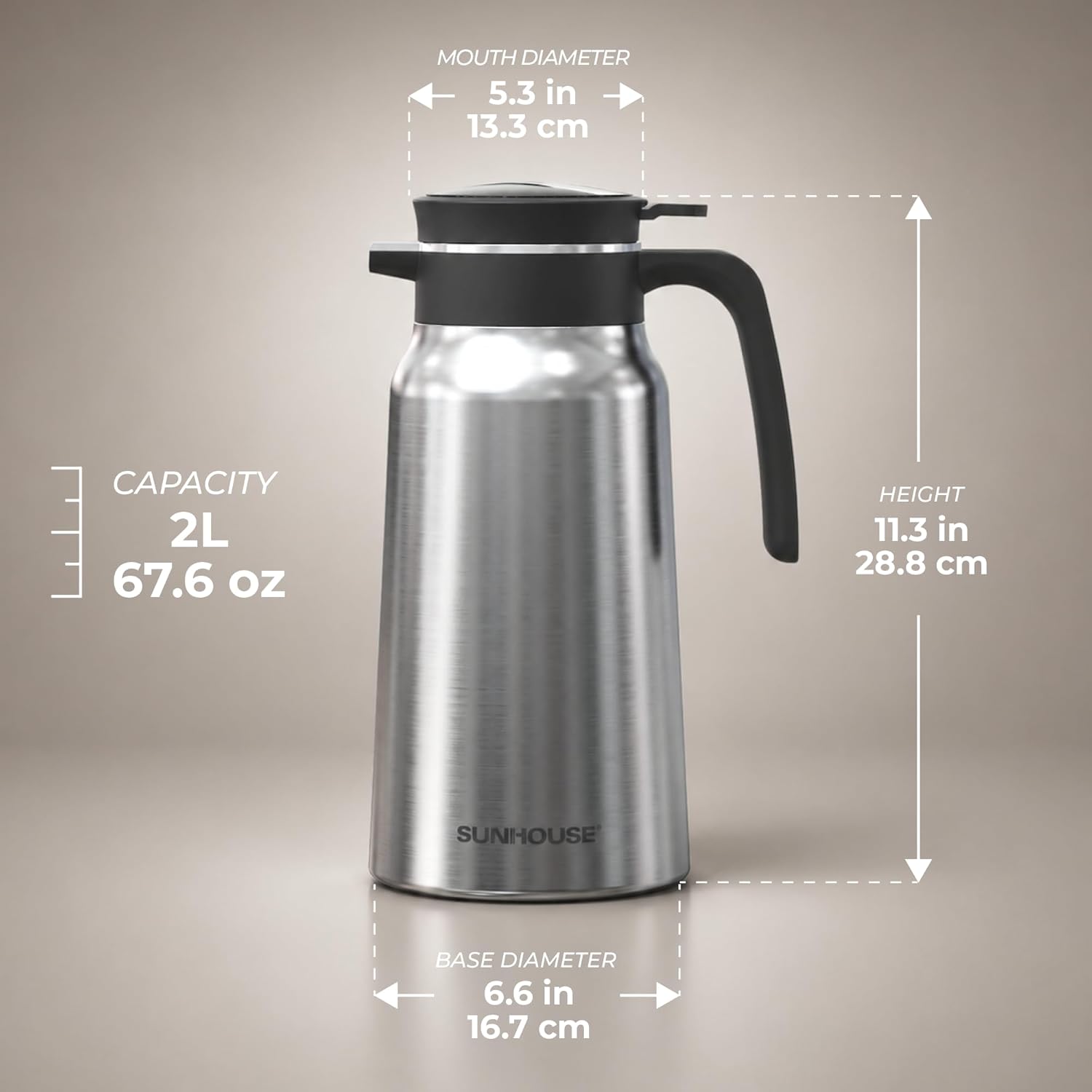  Classic Stainless Steel Thermal Coffee Carafe 09 Final
