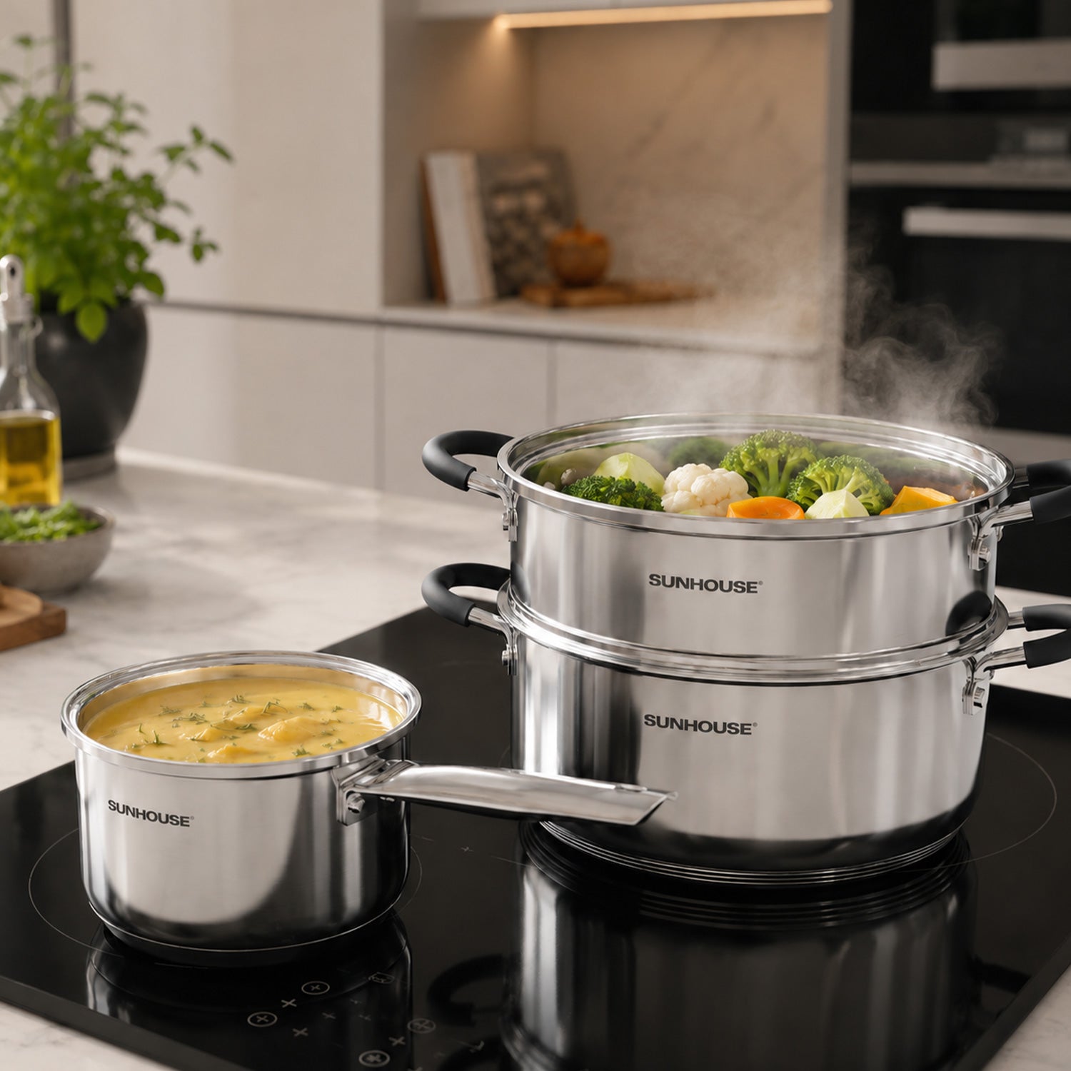  Saucepan with Steamer Combo 02