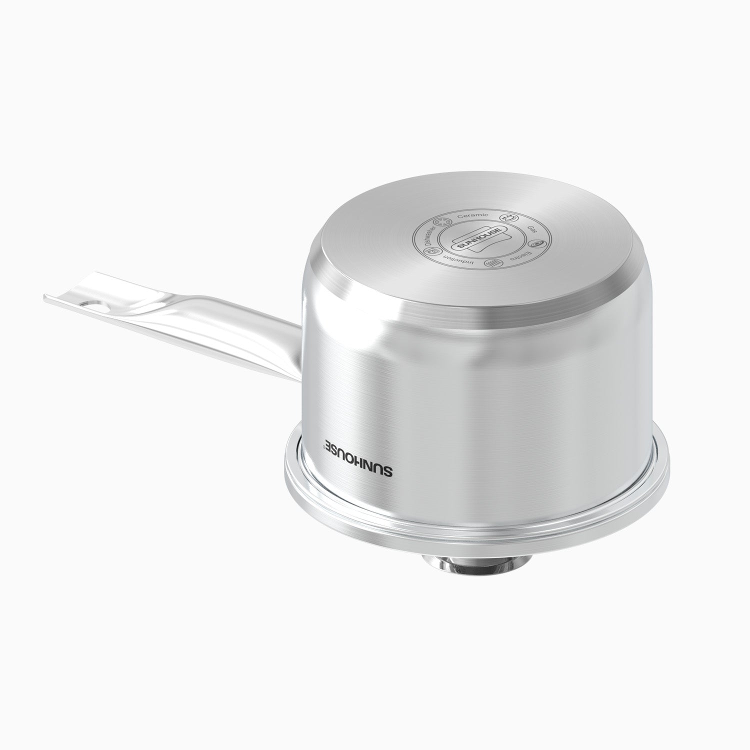 White water filter with brand logo on a white background