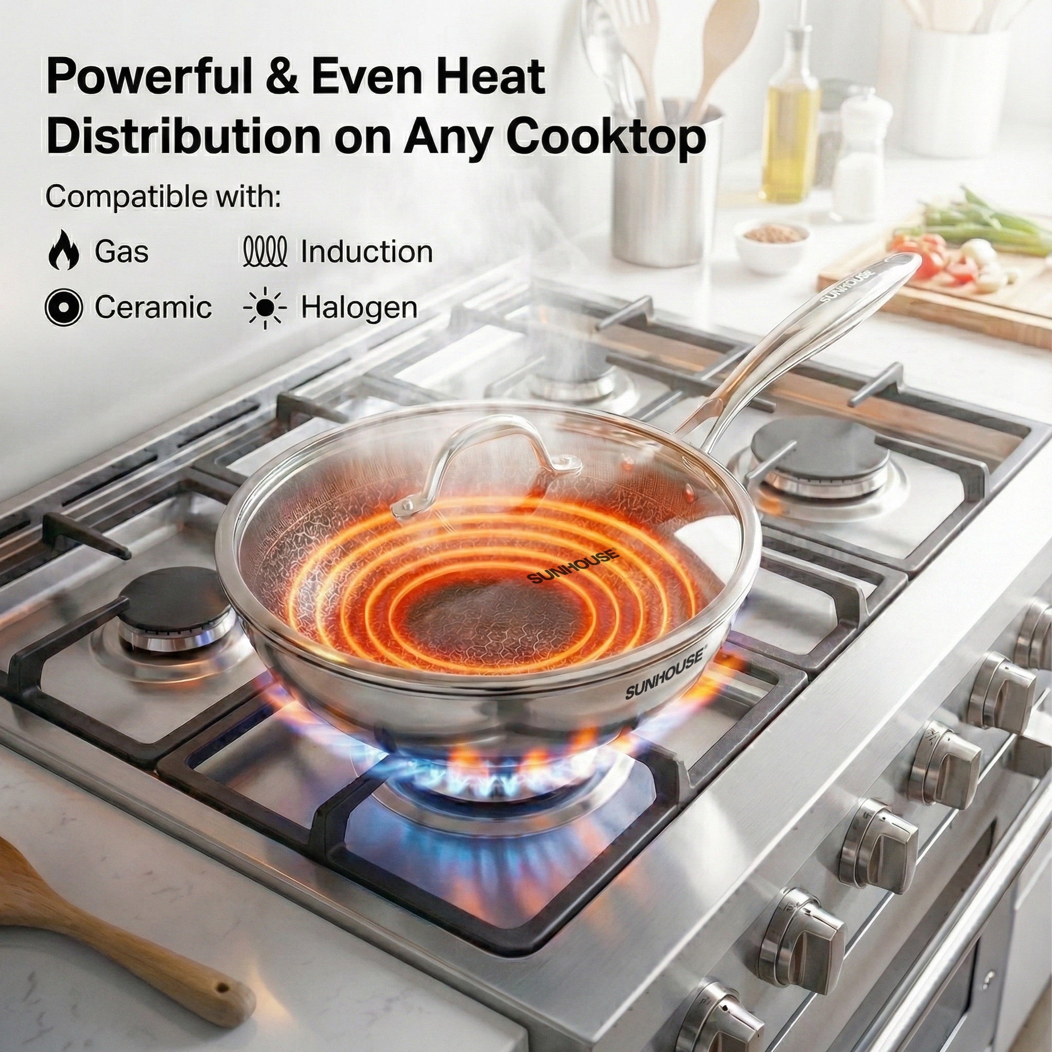  Stainless Steel Saute Pan with Non-stick 05