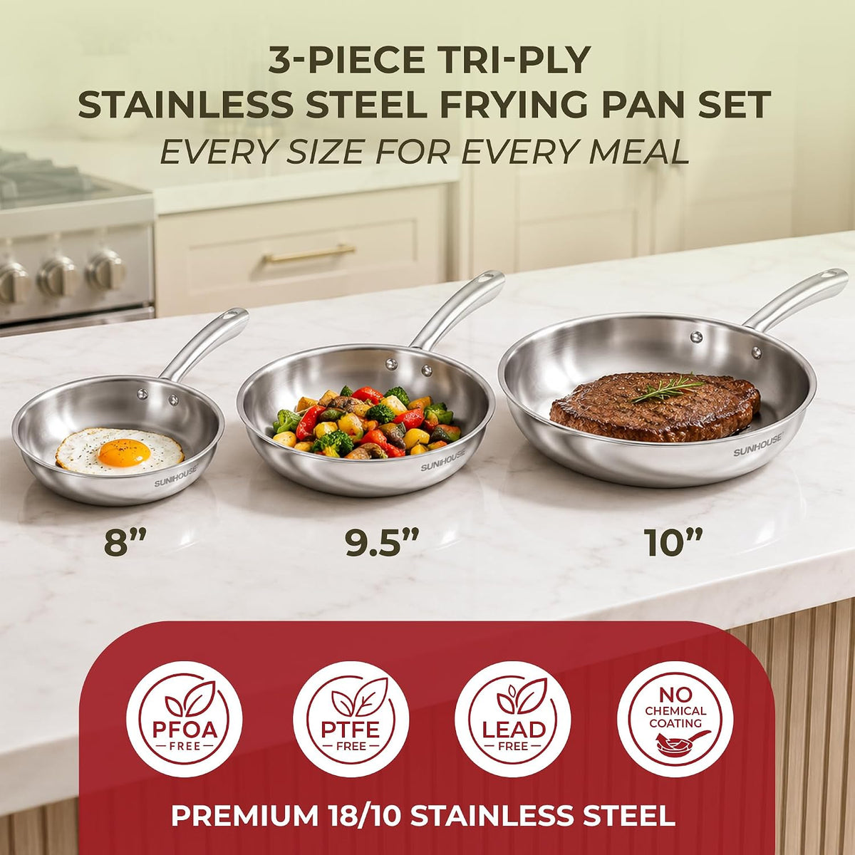 Tri-Ply Stainless Steel Frying Pans Set 06 Final