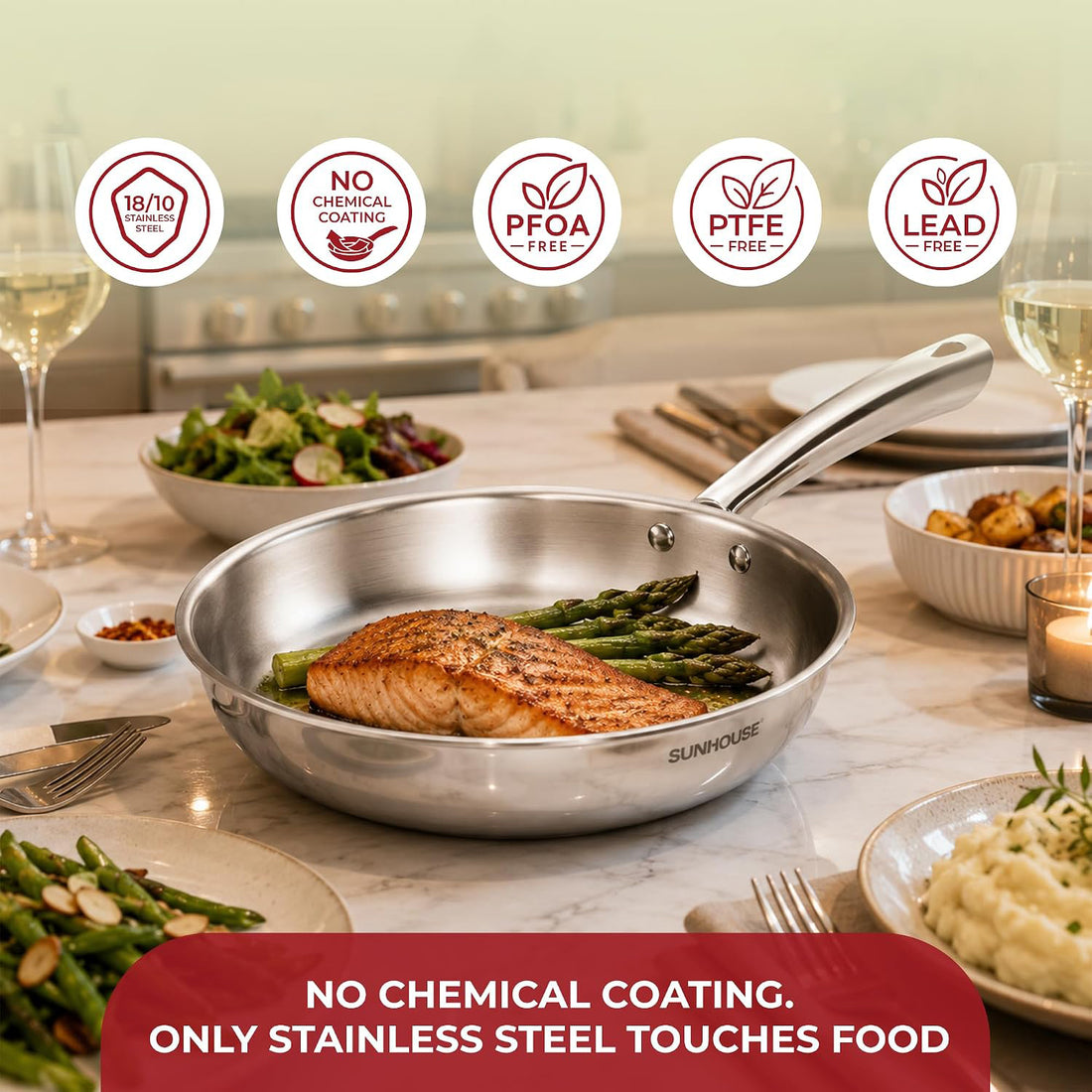 Non-stick Performance Without Coating