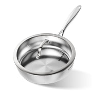Sunhouse 11" Tri-Ply Stainless Steel Saute Pan with Lid